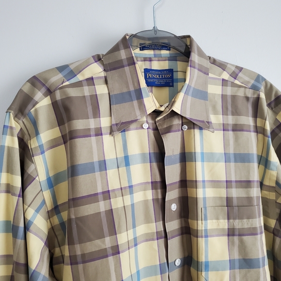 PENDLETON 100% cotton Men’s Shirt Size Large - Picture 3 of 10